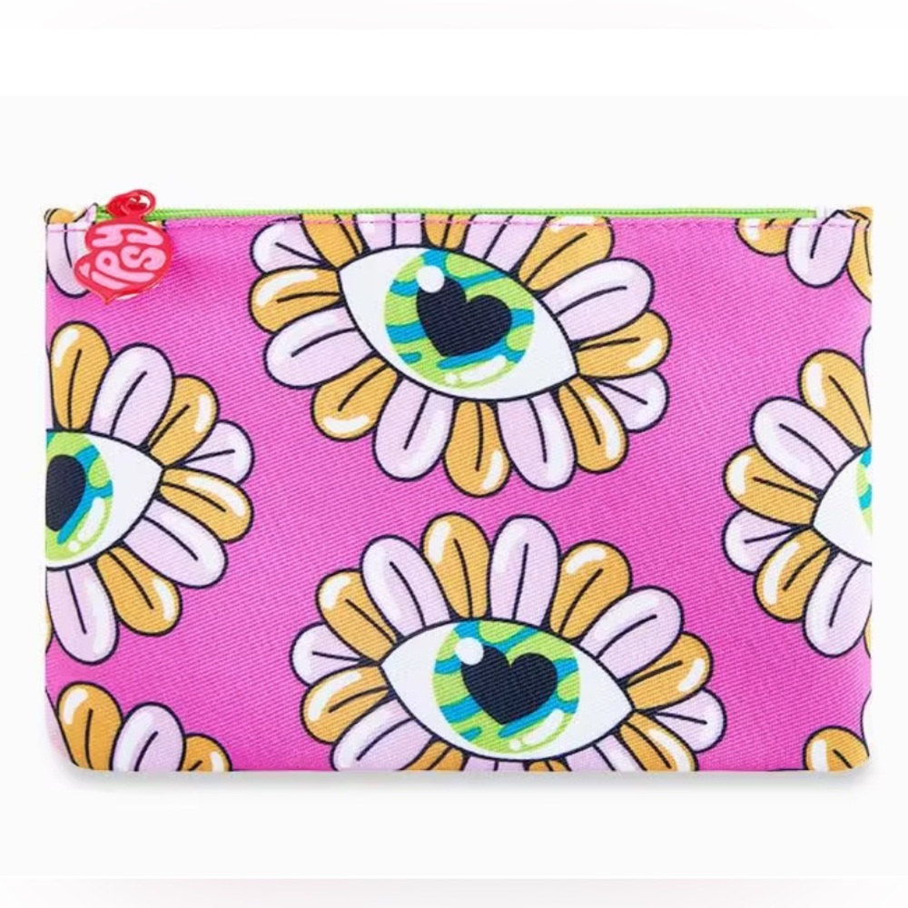 1950’s  Retro Pink Floral Eye Cosmetic Bag